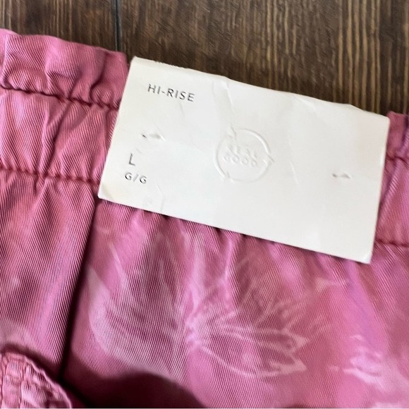 🆕 American Eagle pink Hawaiian drawstring shorts SZ LG - Picture 4 of 5